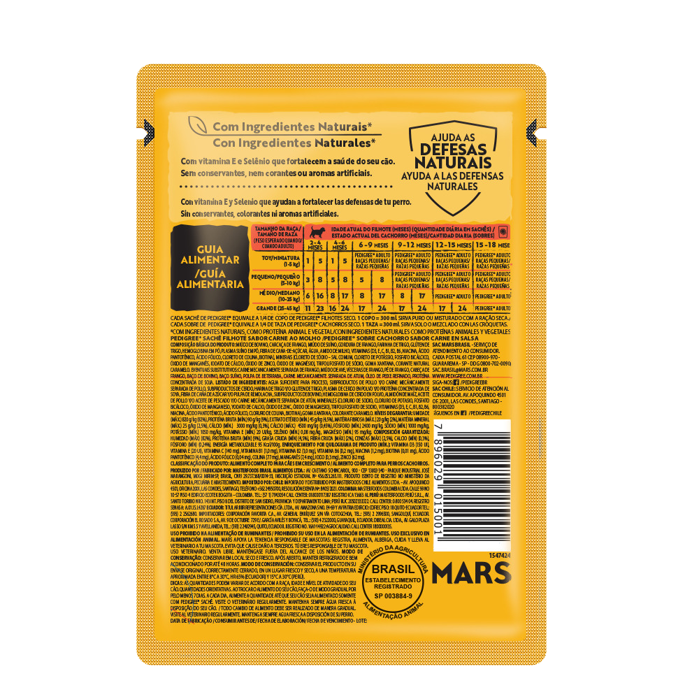 PEDIGREE® SOBRES™ Cachorro En Salsa Sabor Carne - 2