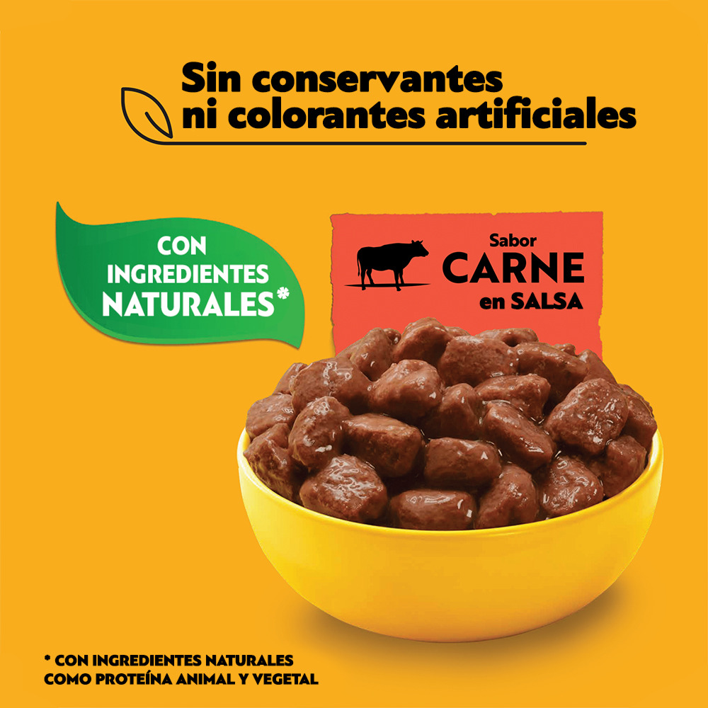 PEDIGREE® SOBRES™ Cachorro En Salsa Sabor Carne - 4