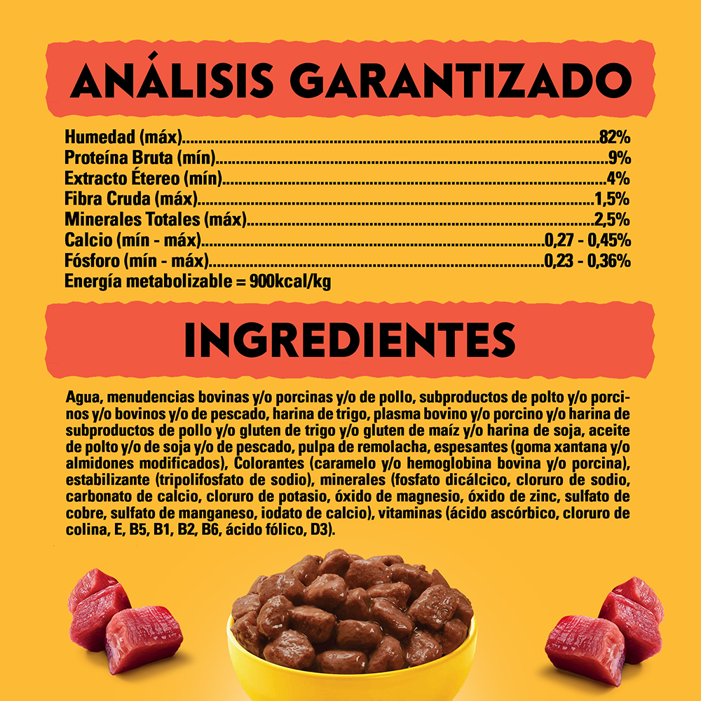 PEDIGREE® SOBRES™ Cachorro En Salsa Sabor Carne - 5