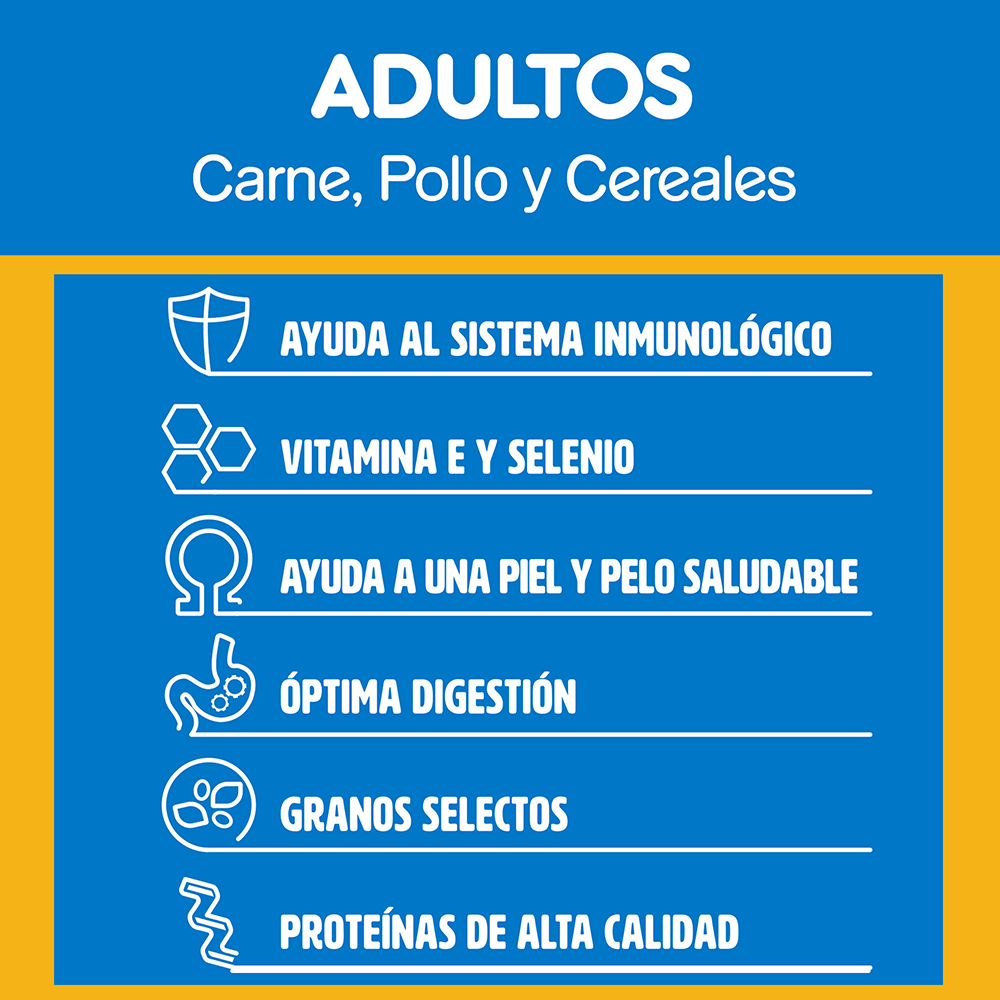 PEDIGREE® Croquetas Adulto Sabor Carne, Pollo Y Cereales - 3