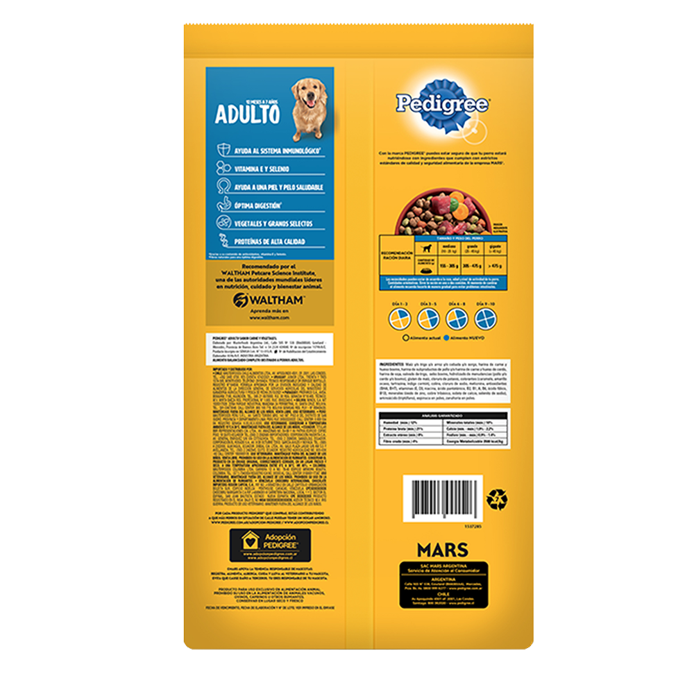 PEDIGREE® Croquetas Adulto Sabor Carne Y Vegetales - 2