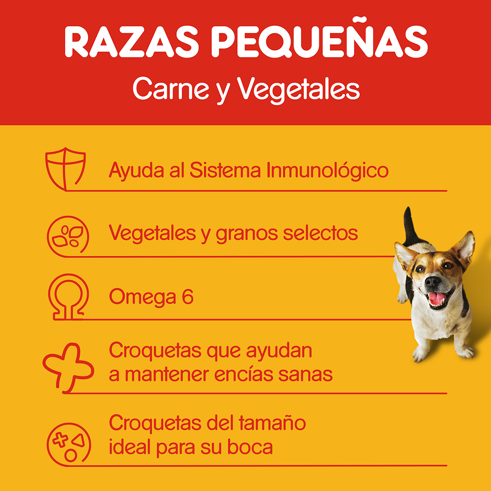 PEDIGREE® Adulto Razas Pequeñas Sabor Carne Y Vegetales - 3