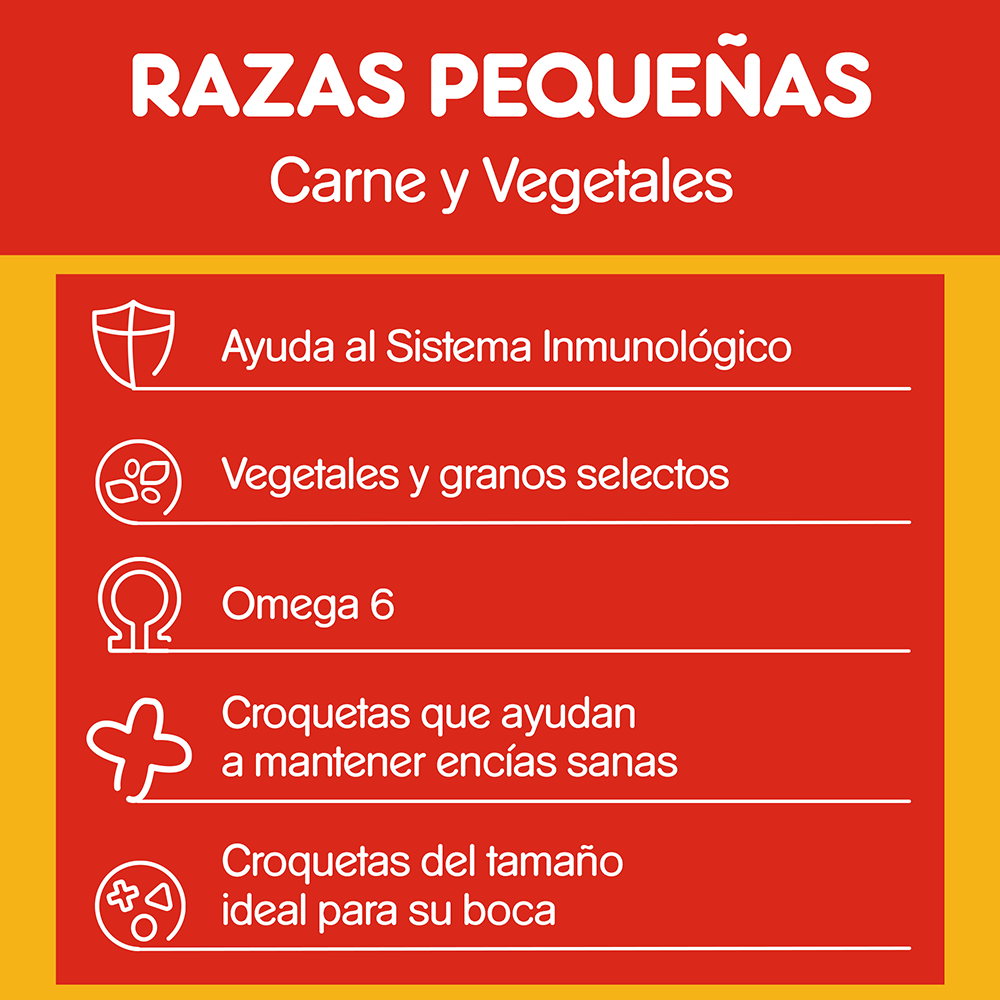 PEDIGREE® Adulto Razas Pequeñas Sabor Carne Y Vegetales - 4