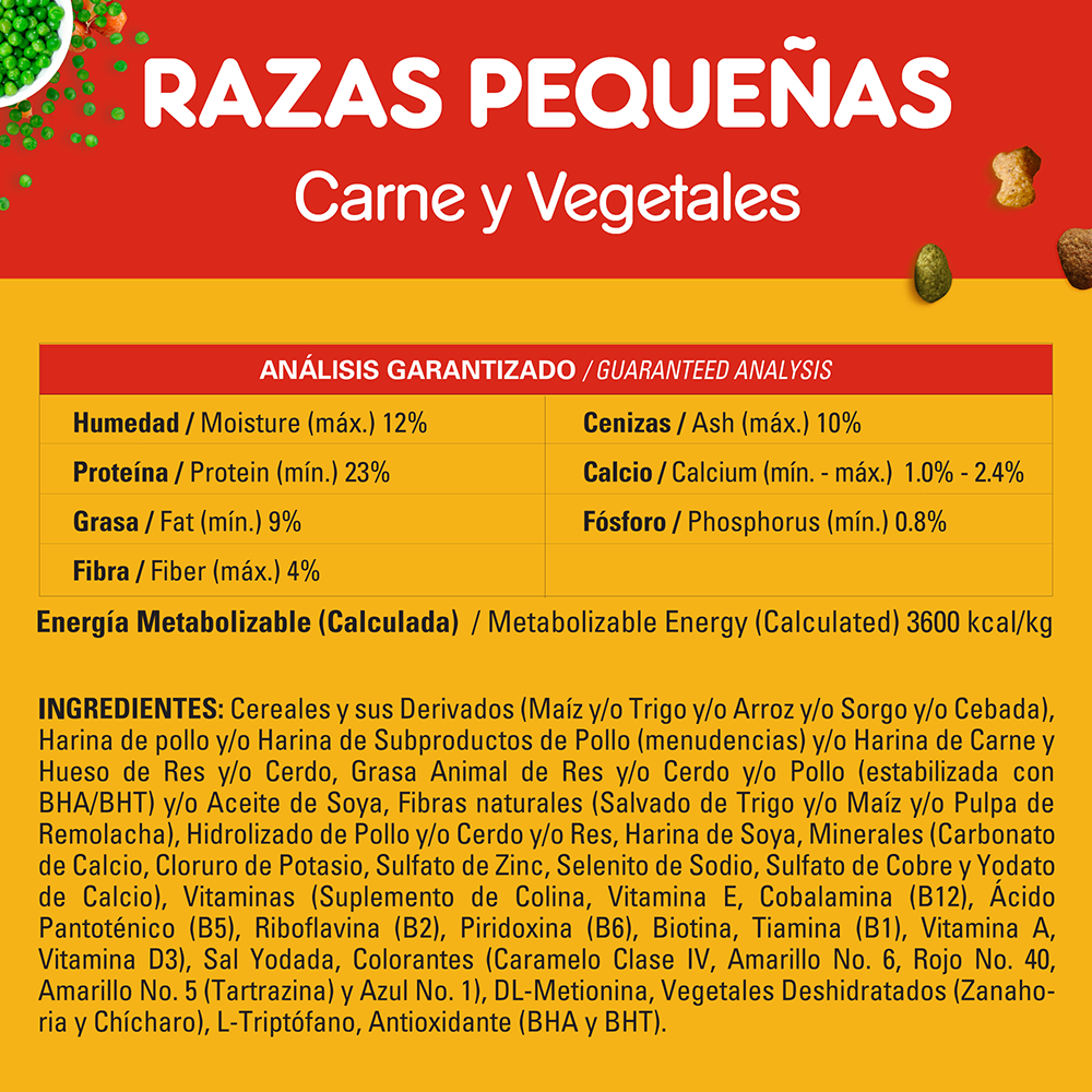 PEDIGREE® Adulto Razas Pequeñas Sabor Carne Y Vegetales - 7