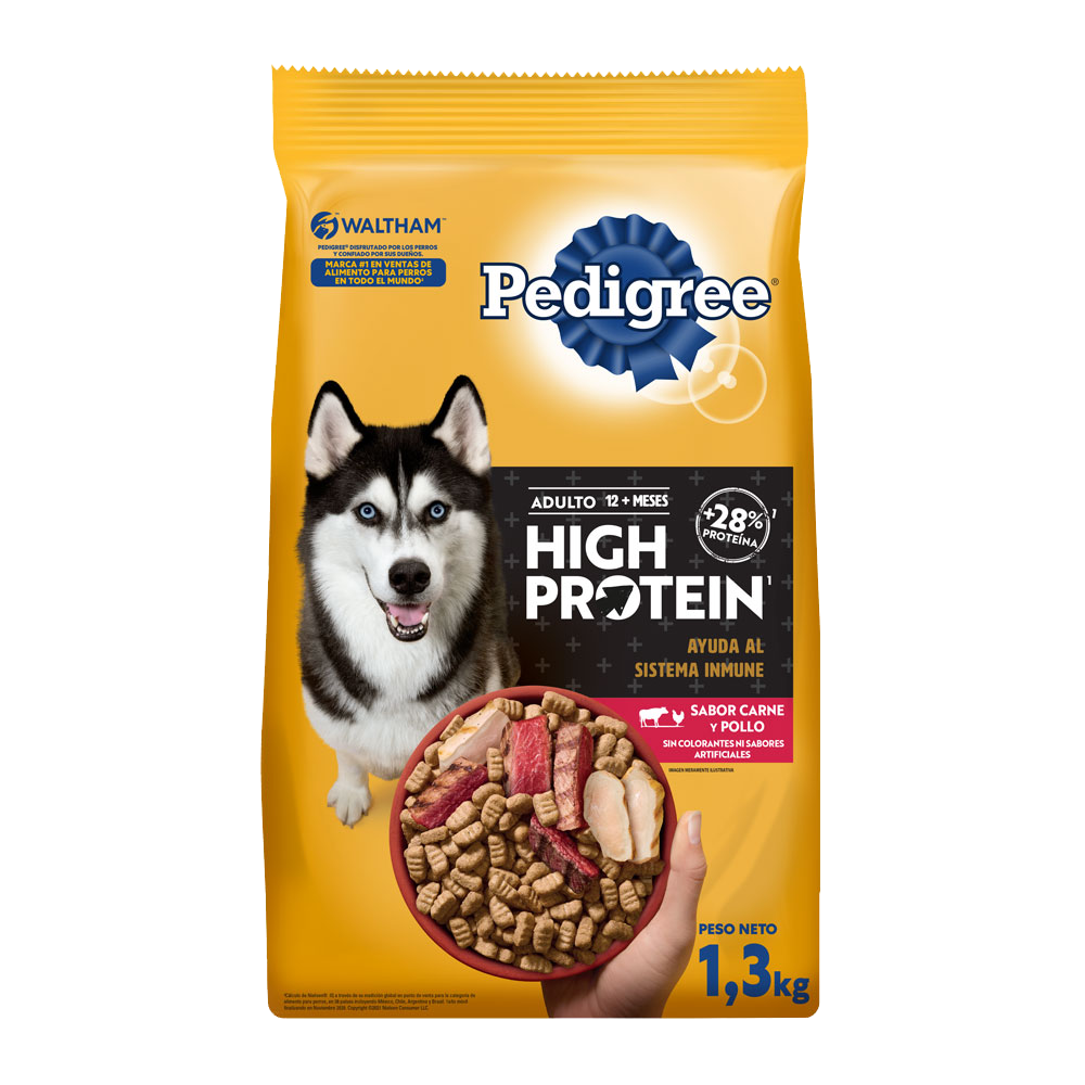 PEDIGREE® High Protein Croquetas Adulto Sabor Carne Y Pollo - 1