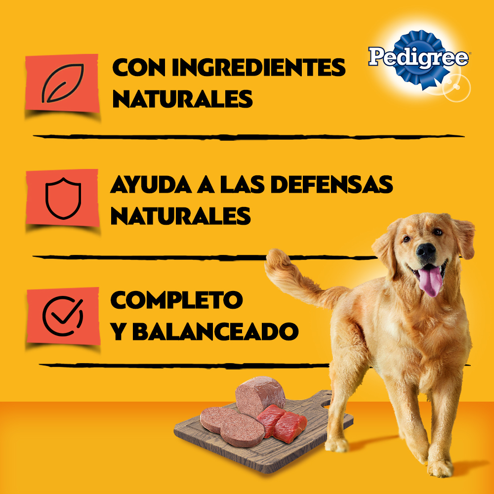 PEDIGREE® Alimento Húmedo En Lata Sabor Carne - 3