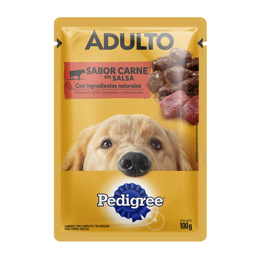 PEDIGREE® SOBRES™ Adulto En Salsa Sabor Carne